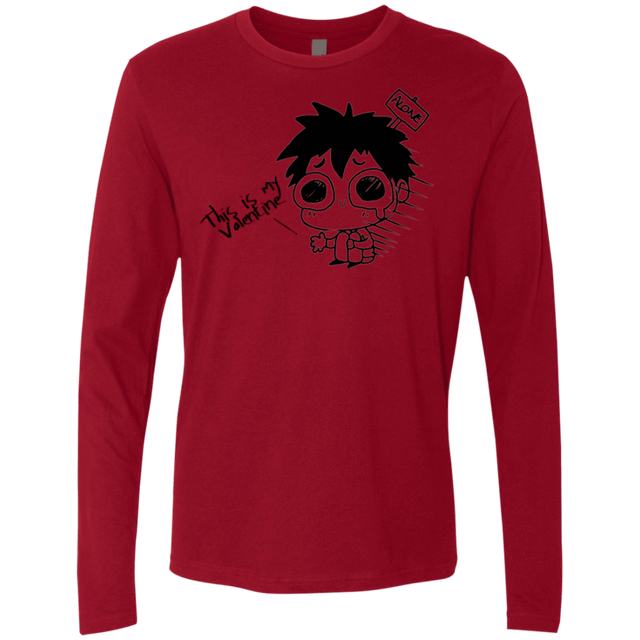 T-Shirts Cardinal / Small This is my Valentine Men's Premium Long Sleeve