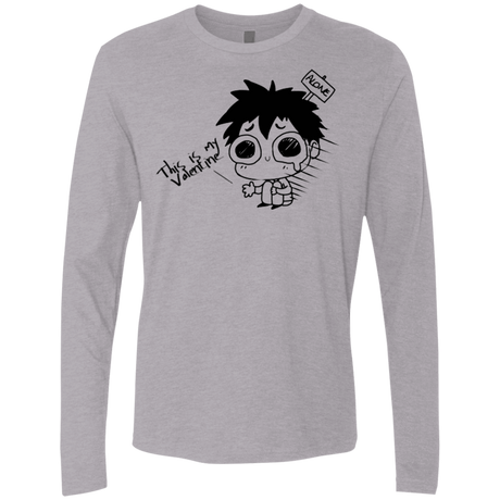 T-Shirts Heather Grey / Small This is my Valentine Men's Premium Long Sleeve