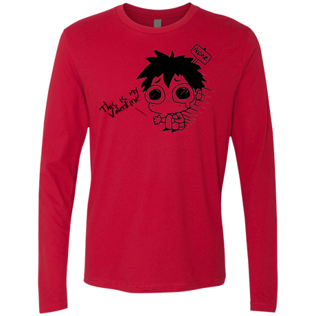 T-Shirts Red / Small This is my Valentine Men's Premium Long Sleeve