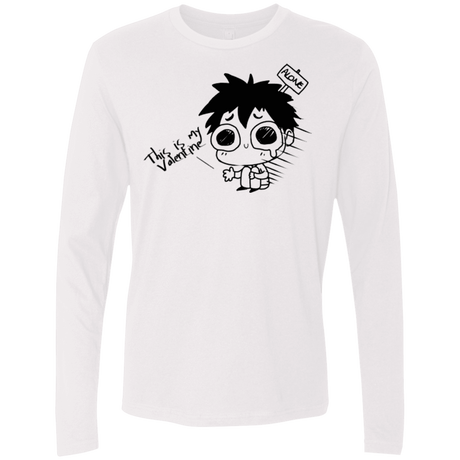 T-Shirts White / Small This is my Valentine Men's Premium Long Sleeve