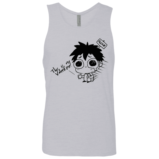 T-Shirts Heather Grey / Small This is my Valentine Men's Premium Tank Top
