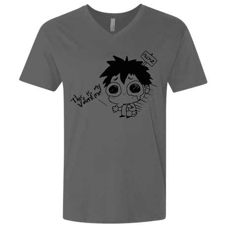 T-Shirts Heavy Metal / X-Small This is my Valentine Men's Premium V-Neck