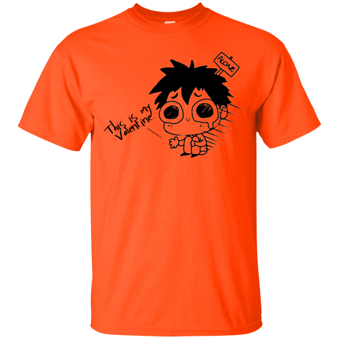 T-Shirts Orange / Small This is my Valentine T-Shirt
