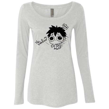 T-Shirts Heather White / Small This is my Valentine Women's Triblend Long Sleeve Shirt
