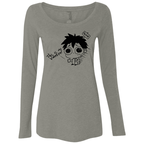 T-Shirts Venetian Grey / Small This is my Valentine Women's Triblend Long Sleeve Shirt