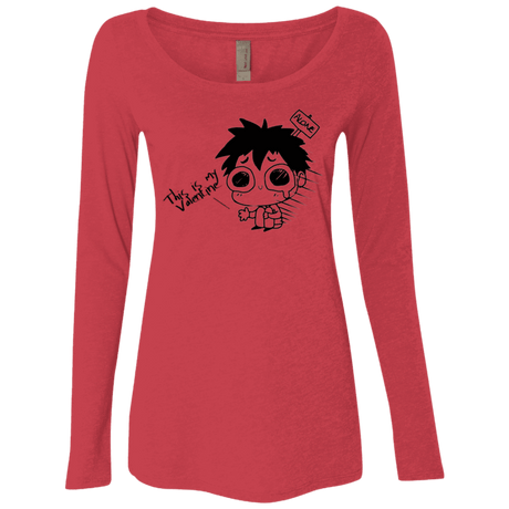 T-Shirts Vintage Red / Small This is my Valentine Women's Triblend Long Sleeve Shirt