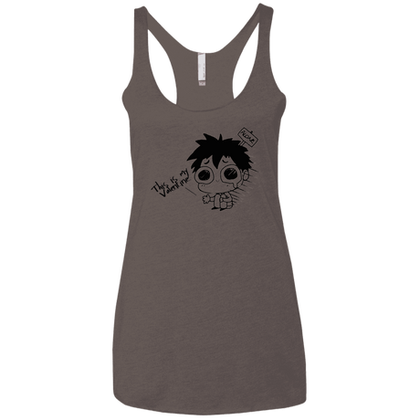 T-Shirts Macchiato / X-Small This is my Valentine Women's Triblend Racerback Tank