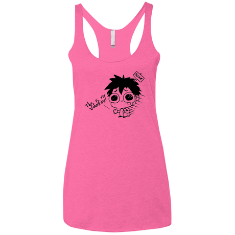 T-Shirts Vintage Pink / X-Small This is my Valentine Women's Triblend Racerback Tank