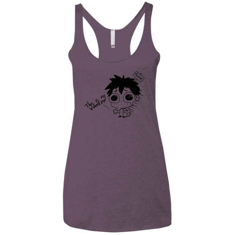 T-Shirts Vintage Purple / X-Small This is my Valentine Women's Triblend Racerback Tank
