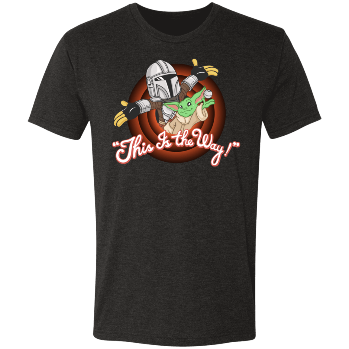 T-Shirts Vintage Black / S This Is the Way Folks Men's Triblend T-Shirt