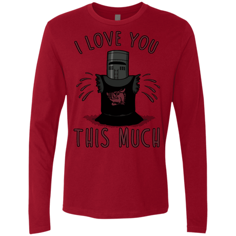 T-Shirts Cardinal / Small This much Men's Premium Long Sleeve