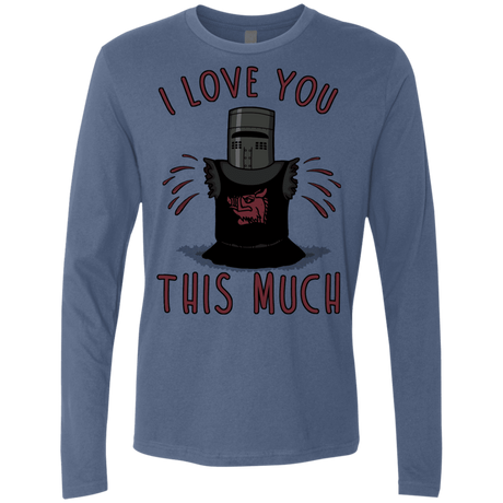 T-Shirts Indigo / Small This much Men's Premium Long Sleeve