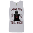 T-Shirts Heather Grey / Small This much Men's Premium Tank Top