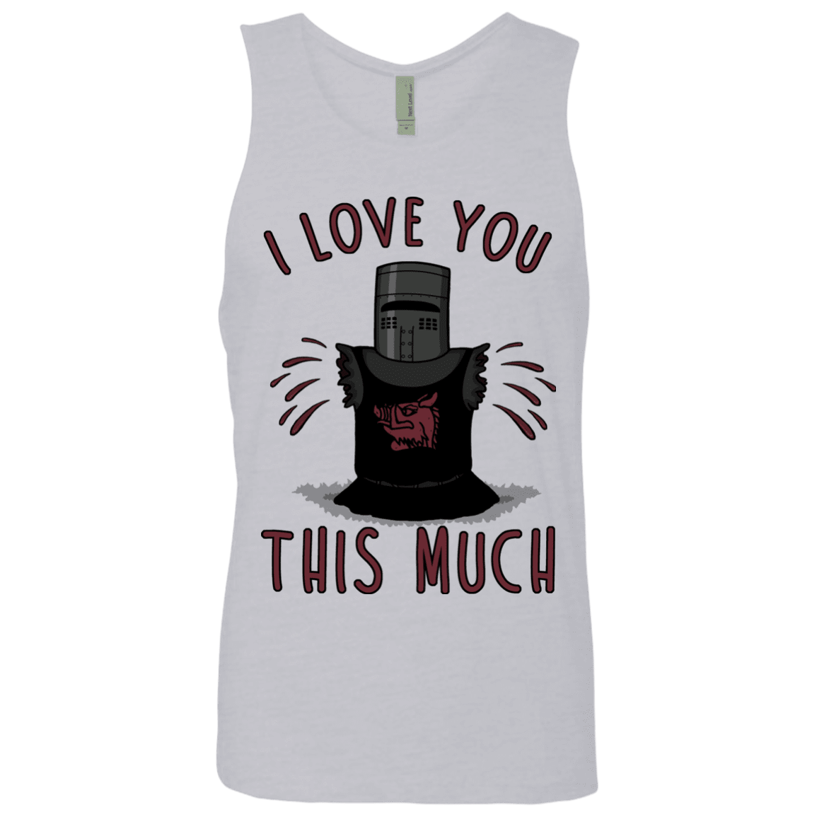 T-Shirts Heather Grey / Small This much Men's Premium Tank Top