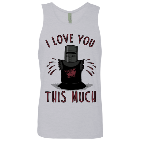 T-Shirts Heather Grey / Small This much Men's Premium Tank Top