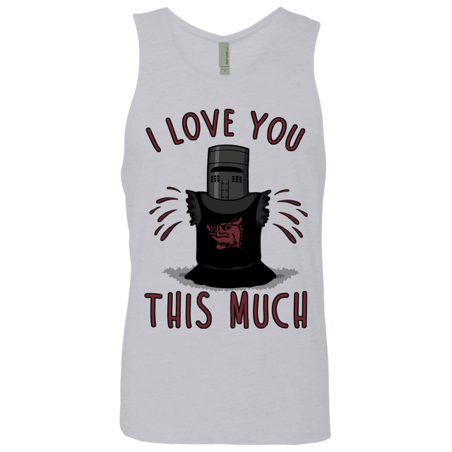 T-Shirts Heather Grey / Small This much Men's Premium Tank Top