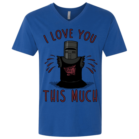 T-Shirts Royal / X-Small This much Men's Premium V-Neck
