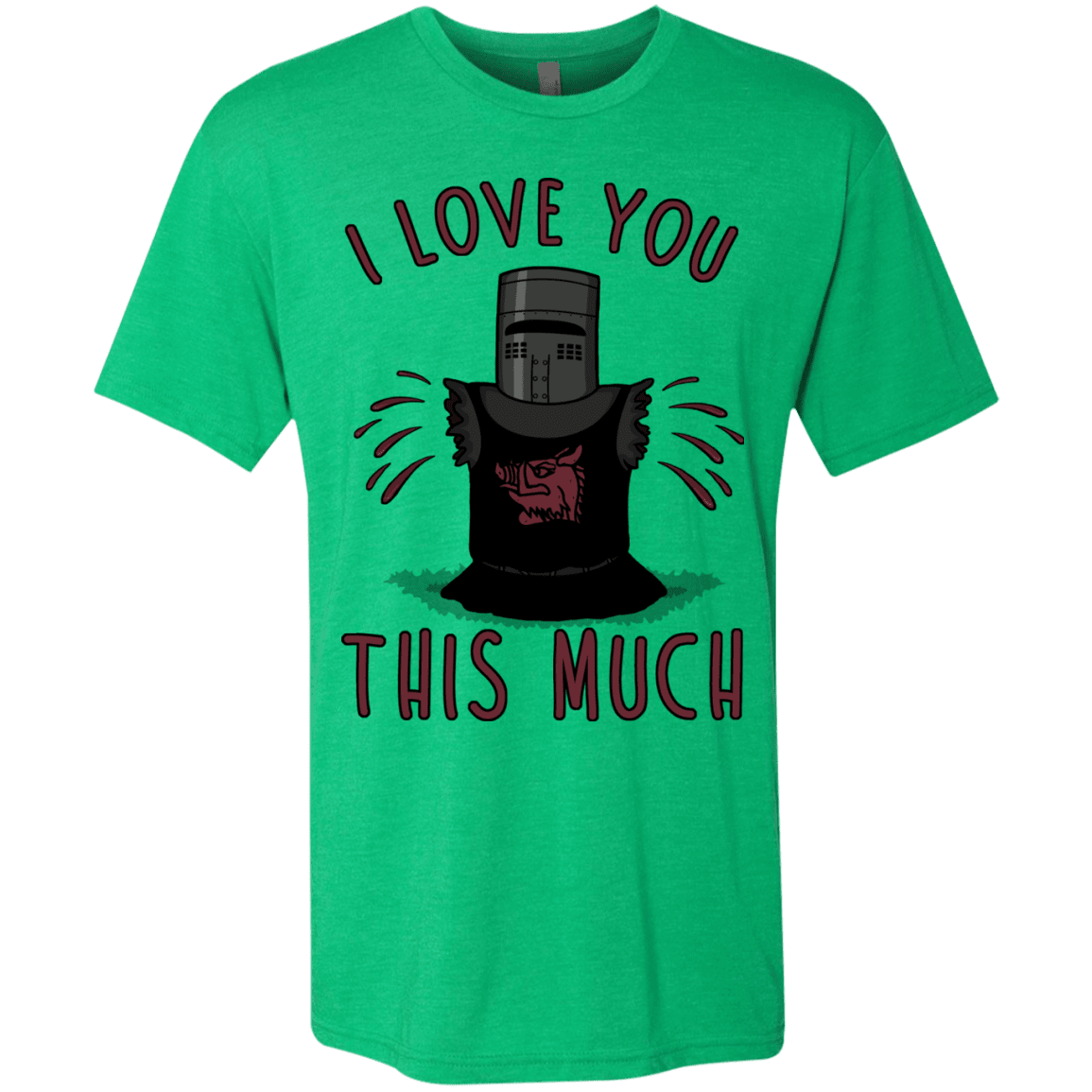 T-Shirts Envy / Small This much Men's Triblend T-Shirt