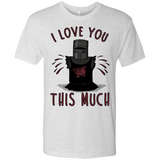 T-Shirts Heather White / Small This much Men's Triblend T-Shirt