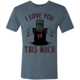 T-Shirts Indigo / Small This much Men's Triblend T-Shirt