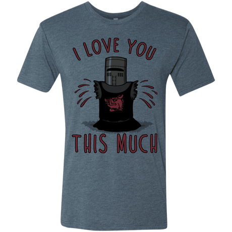 T-Shirts Indigo / Small This much Men's Triblend T-Shirt