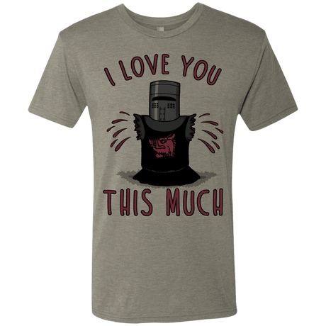 T-Shirts Venetian Grey / Small This much Men's Triblend T-Shirt