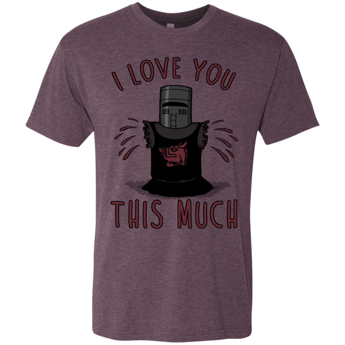 T-Shirts Vintage Purple / Small This much Men's Triblend T-Shirt