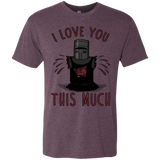 T-Shirts Vintage Purple / Small This much Men's Triblend T-Shirt