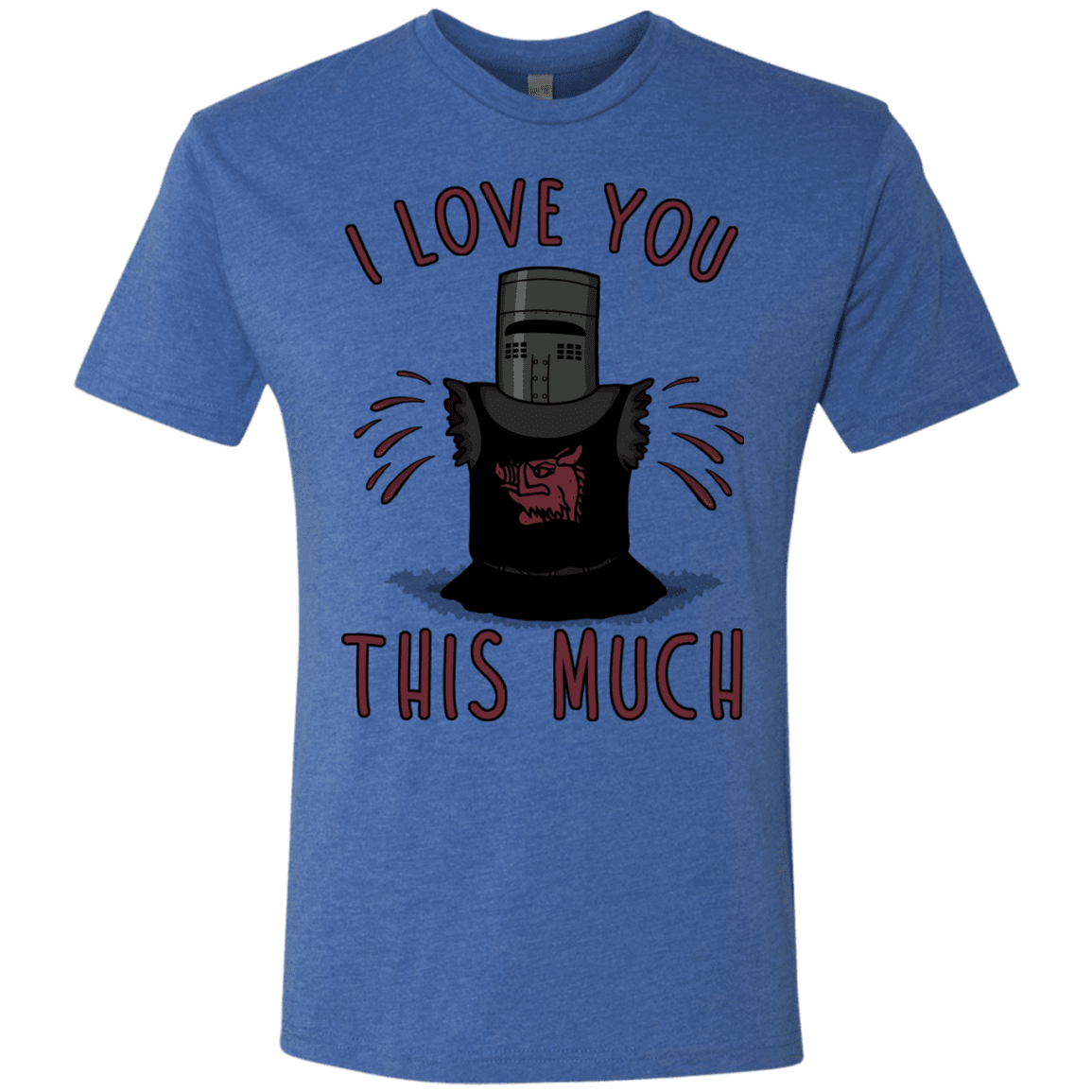 T-Shirts Vintage Royal / Small This much Men's Triblend T-Shirt