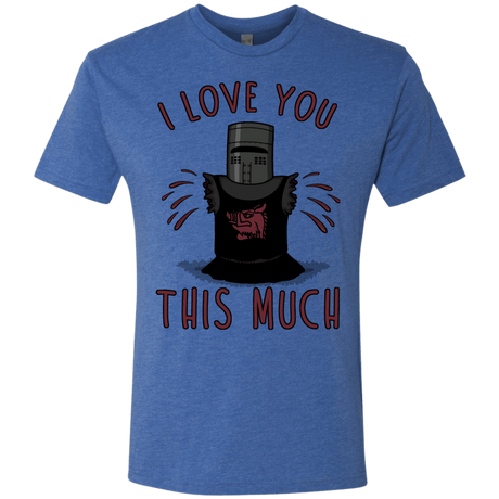 T-Shirts Vintage Royal / Small This much Men's Triblend T-Shirt