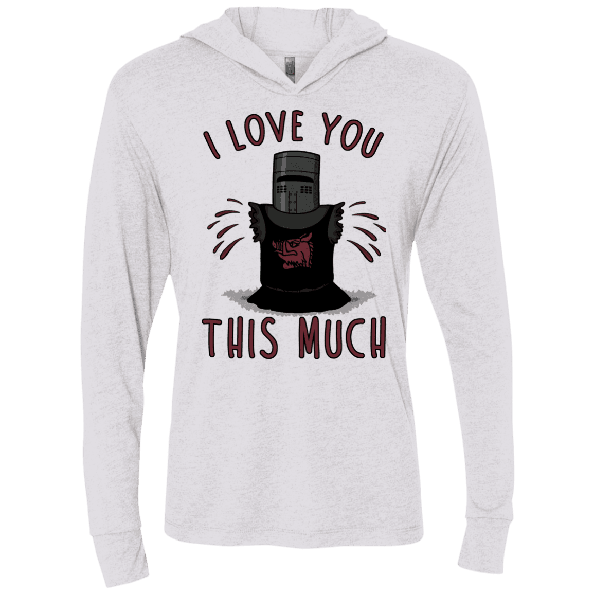 This much Triblend Long Sleeve Hoodie Tee