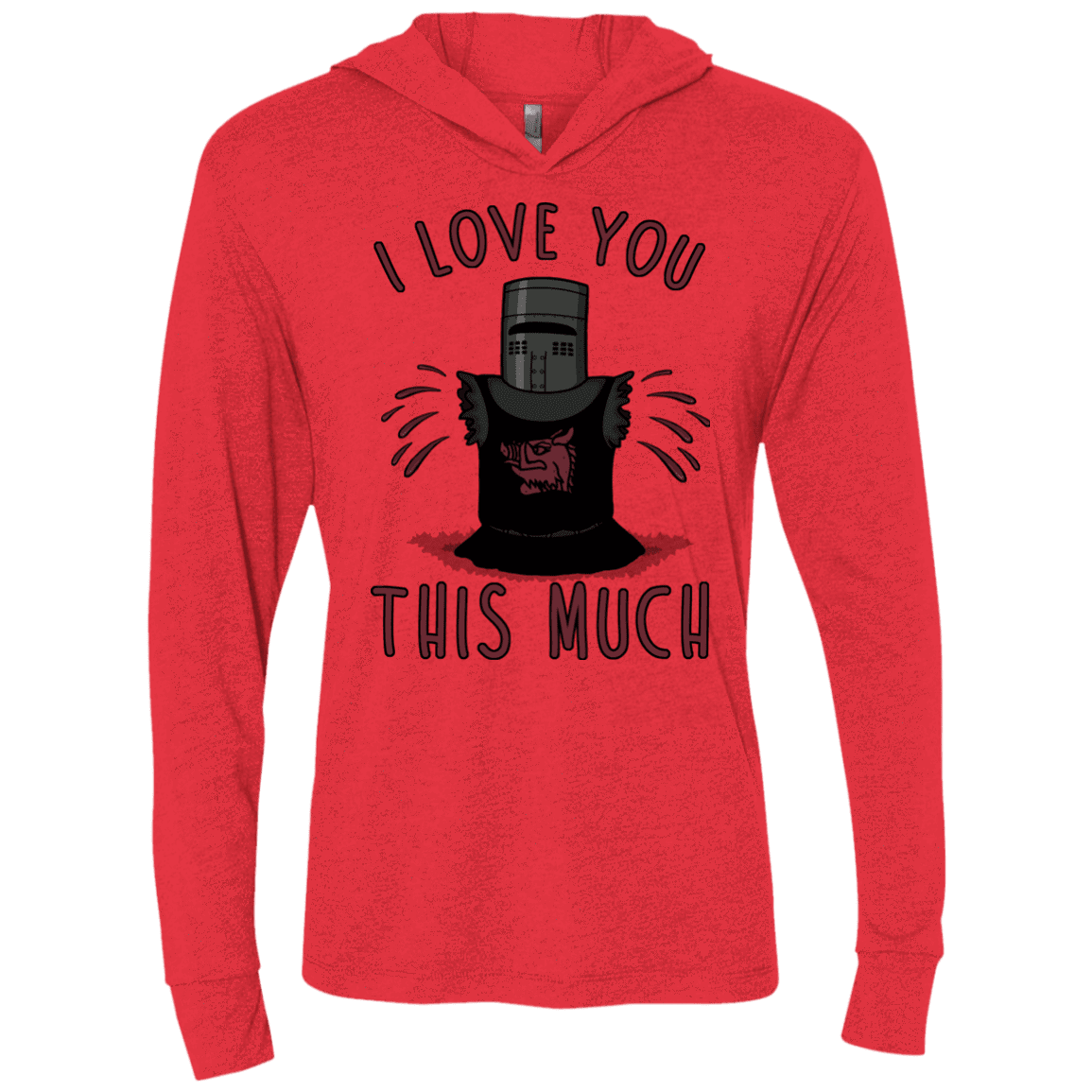 This much Triblend Long Sleeve Hoodie Tee