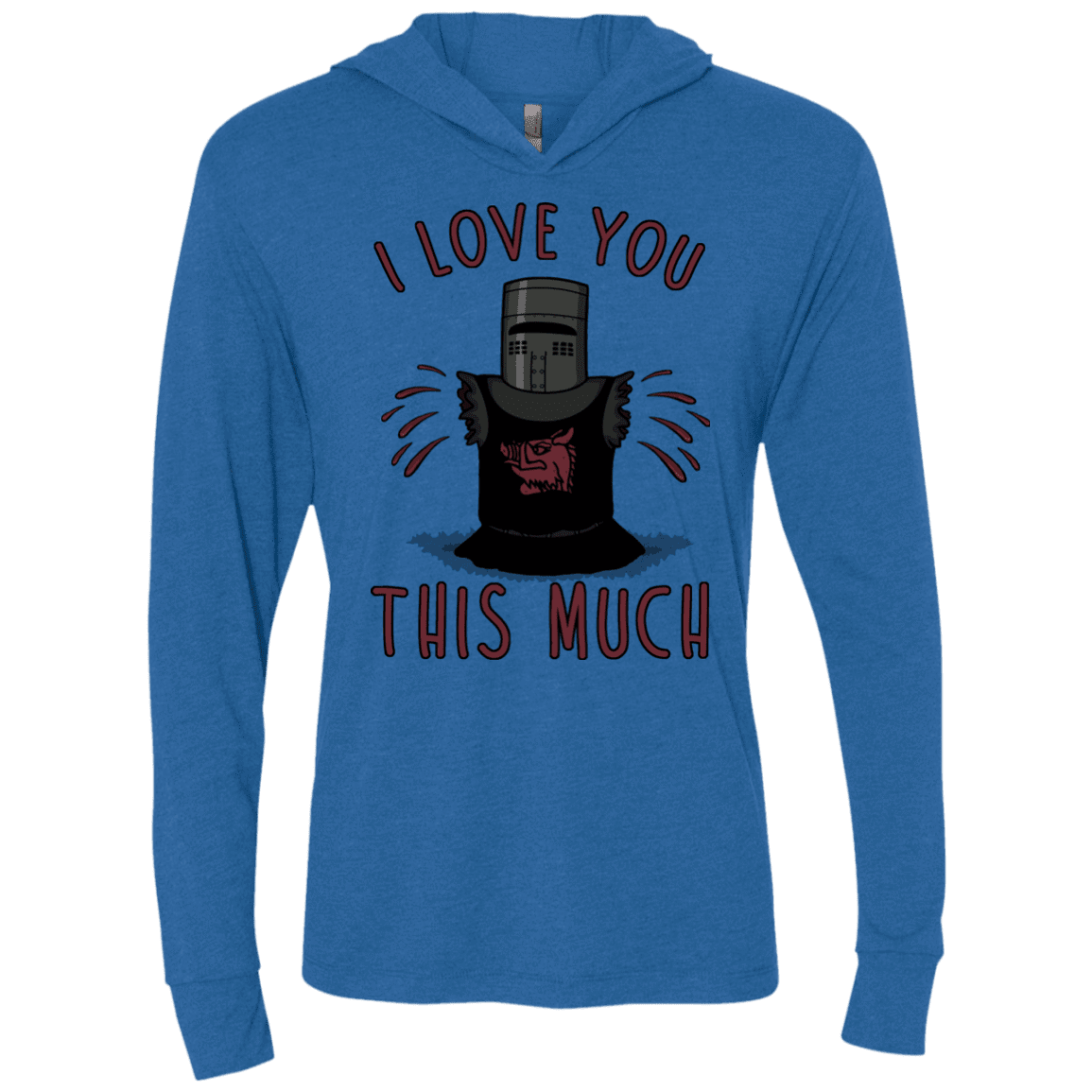 This much Triblend Long Sleeve Hoodie Tee