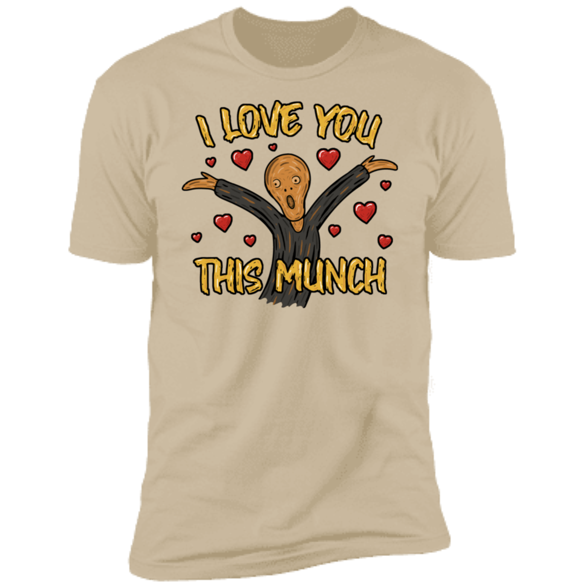 T-Shirts Sand / S This Munch Men's Premium T-Shirt