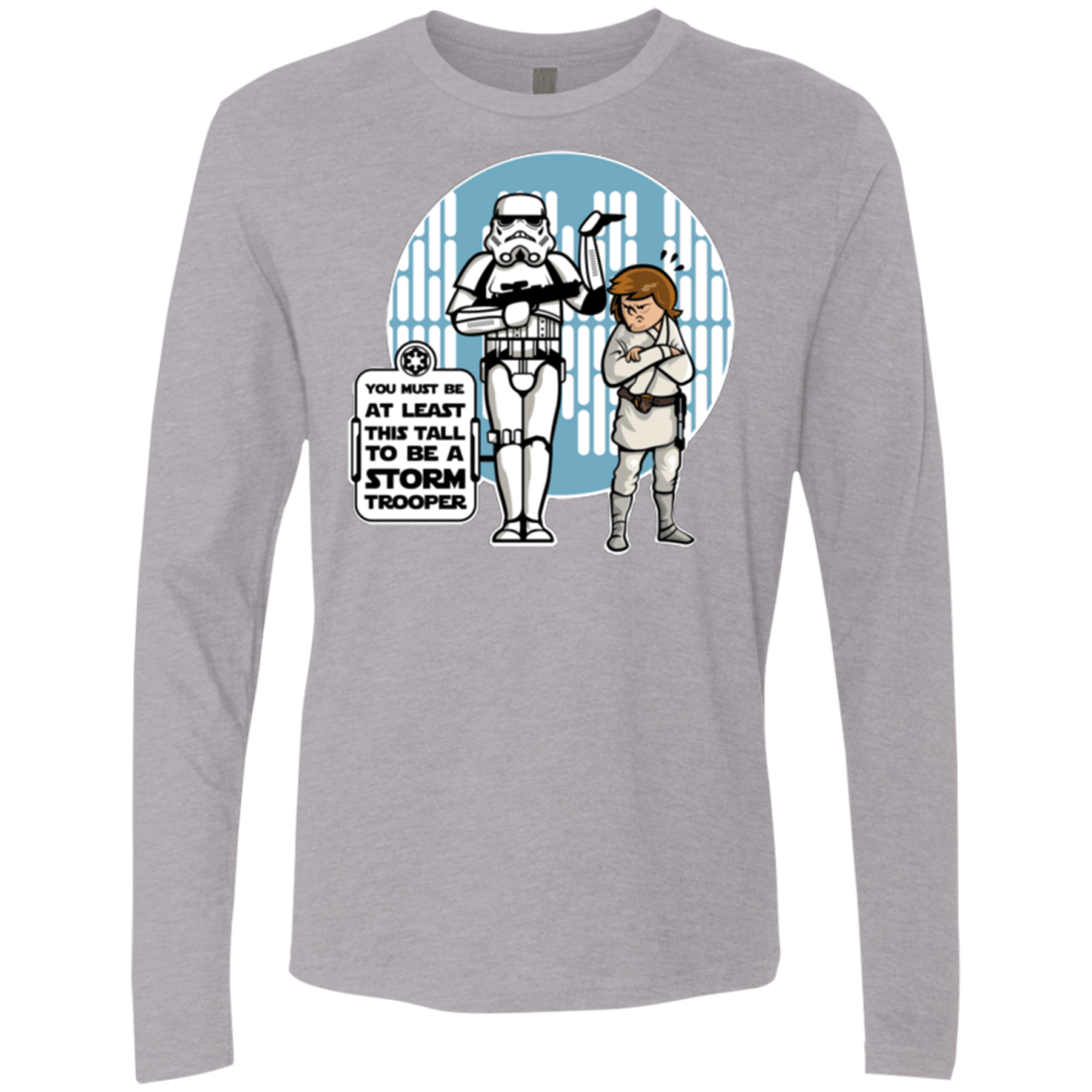 T-Shirts Heather Grey / Small This Tall Men's Premium Long Sleeve