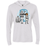 T-Shirts Heather White / X-Small This Tall Triblend Long Sleeve Hoodie Tee