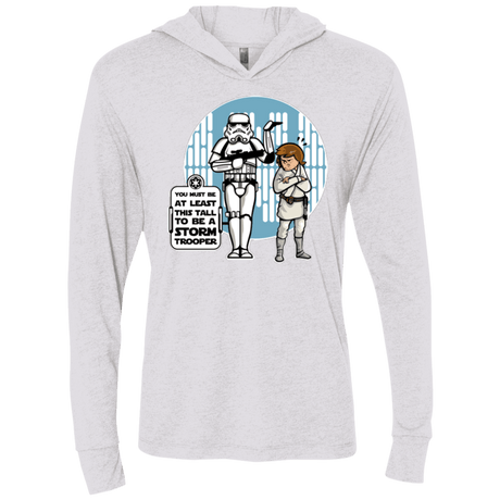 T-Shirts Heather White / X-Small This Tall Triblend Long Sleeve Hoodie Tee