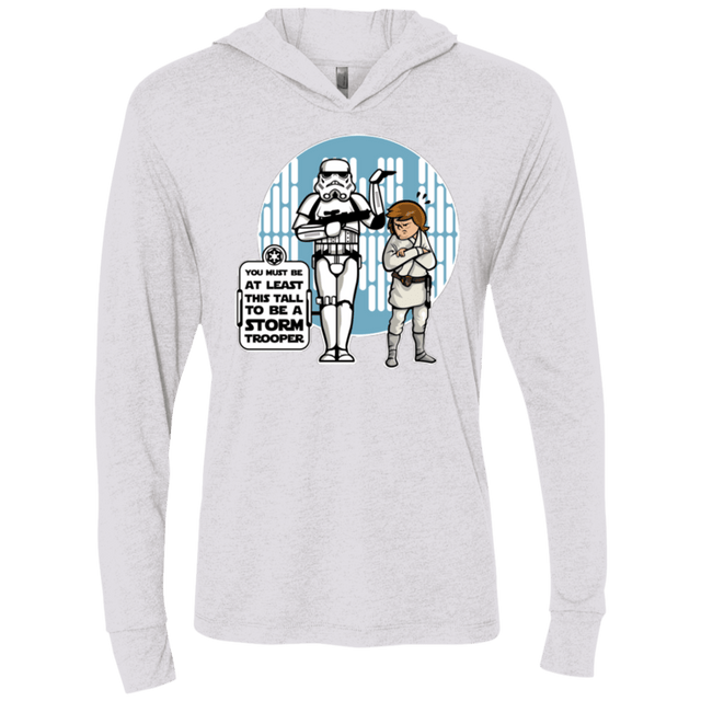 T-Shirts Heather White / X-Small This Tall Triblend Long Sleeve Hoodie Tee