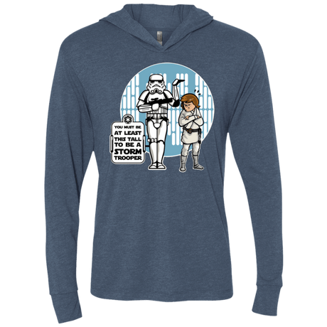 T-Shirts Indigo / X-Small This Tall Triblend Long Sleeve Hoodie Tee