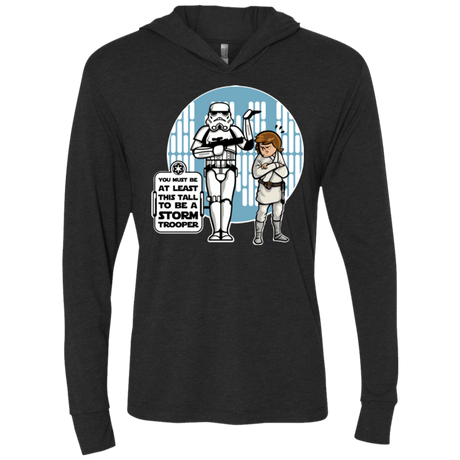 T-Shirts Vintage Black / X-Small This Tall Triblend Long Sleeve Hoodie Tee