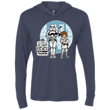 T-Shirts Vintage Navy / X-Small This Tall Triblend Long Sleeve Hoodie Tee