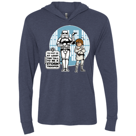 T-Shirts Vintage Navy / X-Small This Tall Triblend Long Sleeve Hoodie Tee