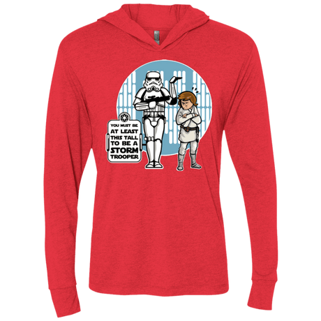 T-Shirts Vintage Red / X-Small This Tall Triblend Long Sleeve Hoodie Tee