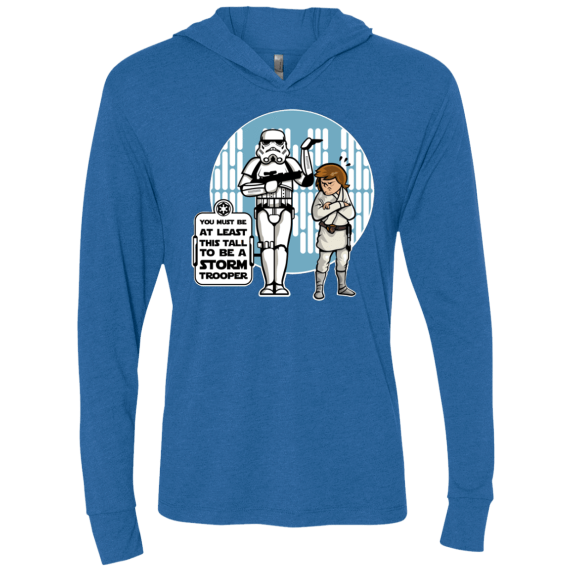 T-Shirts Vintage Royal / X-Small This Tall Triblend Long Sleeve Hoodie Tee