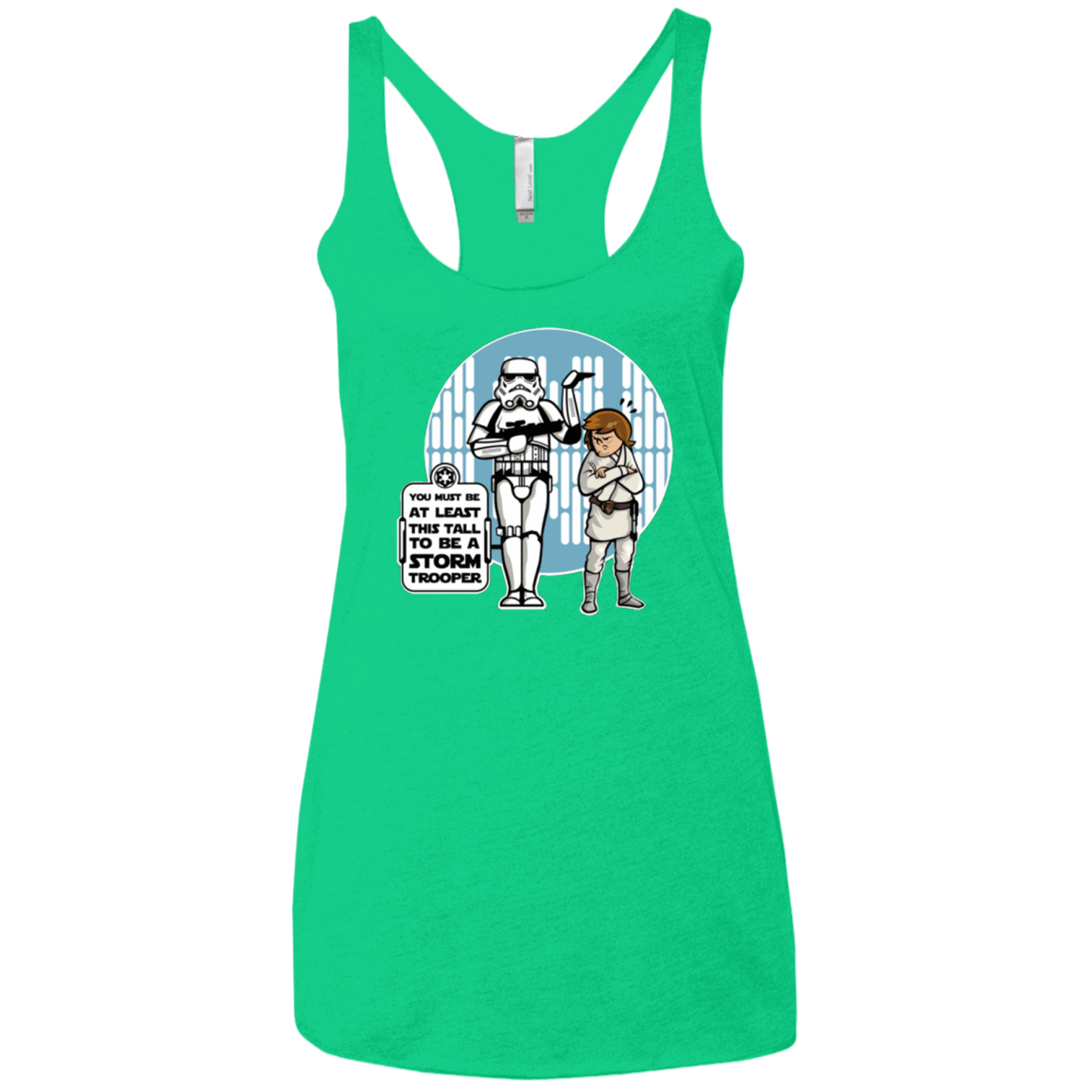 T-Shirts Envy / X-Small This Tall Women's Triblend Racerback Tank