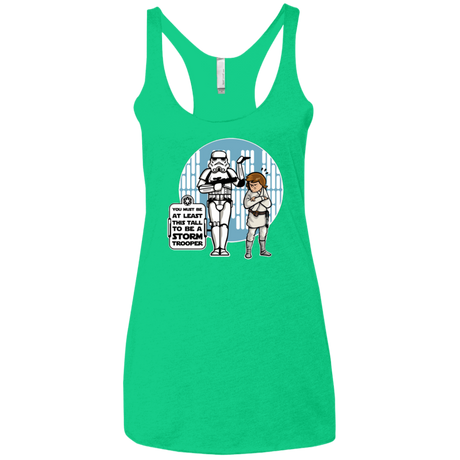 T-Shirts Envy / X-Small This Tall Women's Triblend Racerback Tank