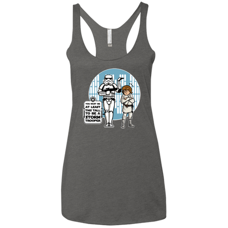 T-Shirts Premium Heather / X-Small This Tall Women's Triblend Racerback Tank