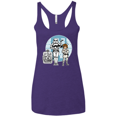 T-Shirts Purple / X-Small This Tall Women's Triblend Racerback Tank