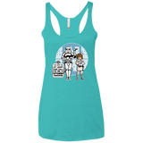 T-Shirts Tahiti Blue / X-Small This Tall Women's Triblend Racerback Tank