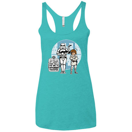 T-Shirts Tahiti Blue / X-Small This Tall Women's Triblend Racerback Tank
